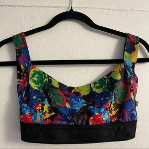 Glow8 multi color cute sports bra